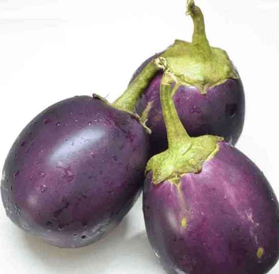 Brinjal Bharta (Round Purple Brinjal)